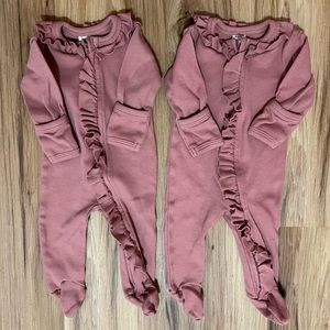 Kate Quinn Ruffle Footies Set